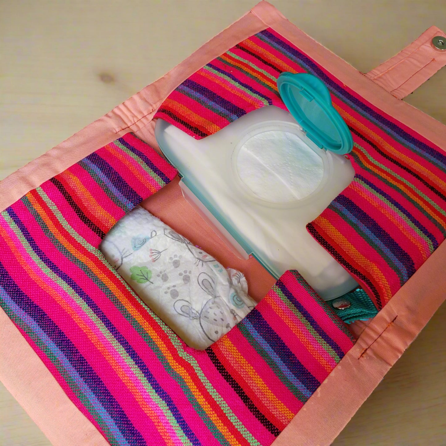Mexican Cambaya Diaper Clutch