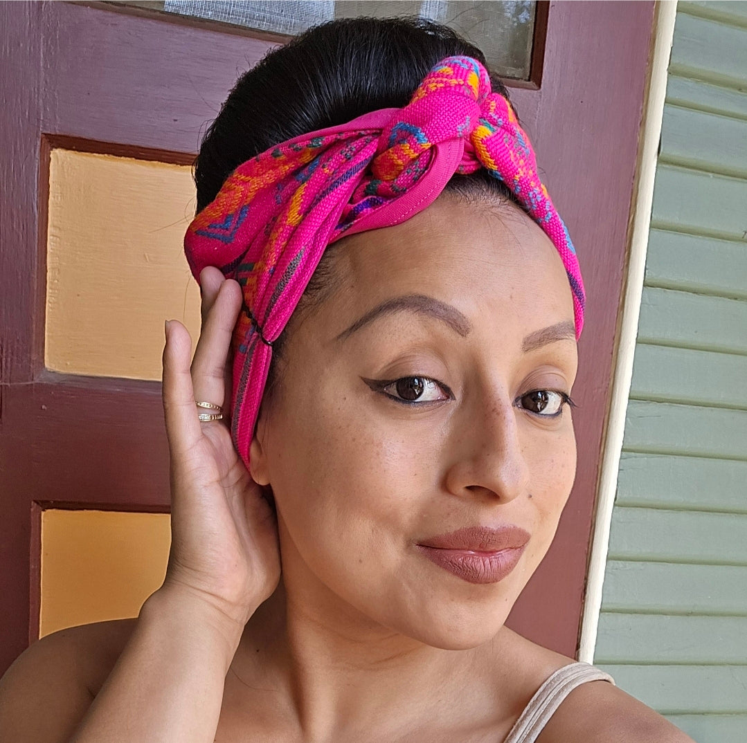 Cambaya Headwrap Hot Pink