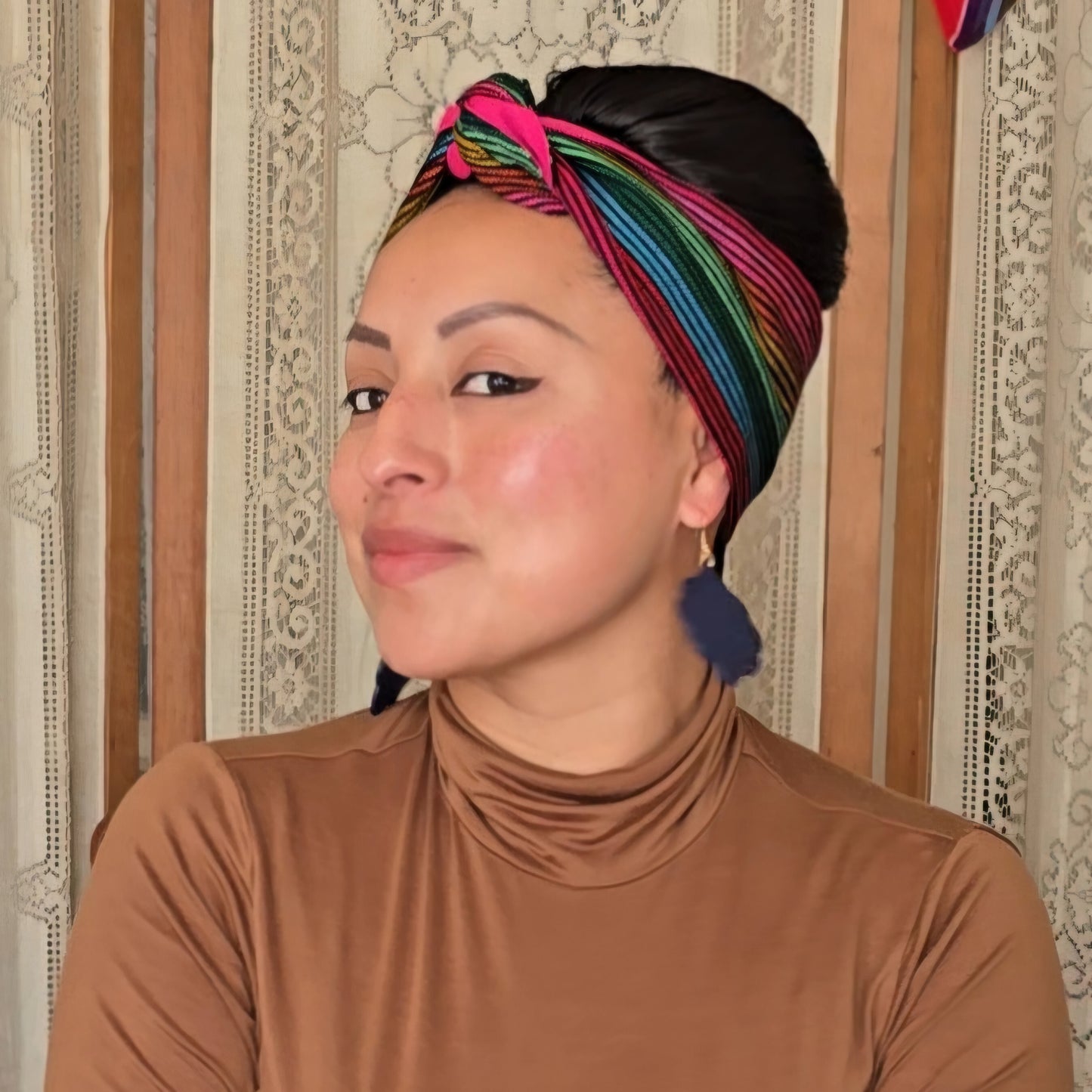 Cambaya Headwrap Rainbow