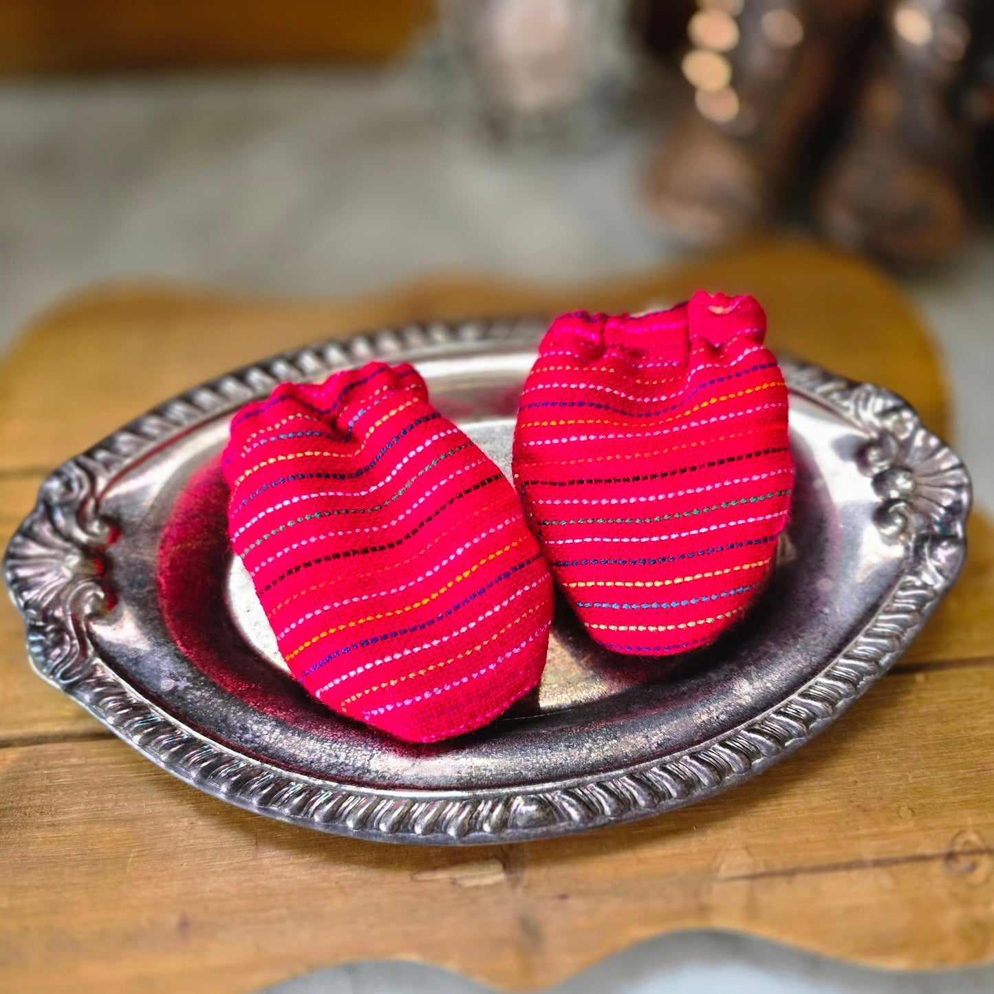 Mexican Baby Cambaya Mittens/Set