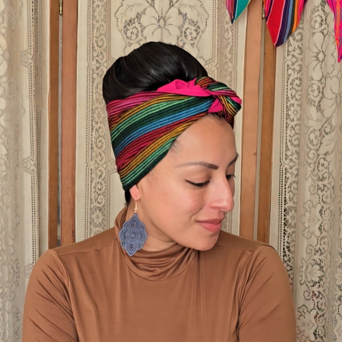 Cambaya Headwrap Rainbow
