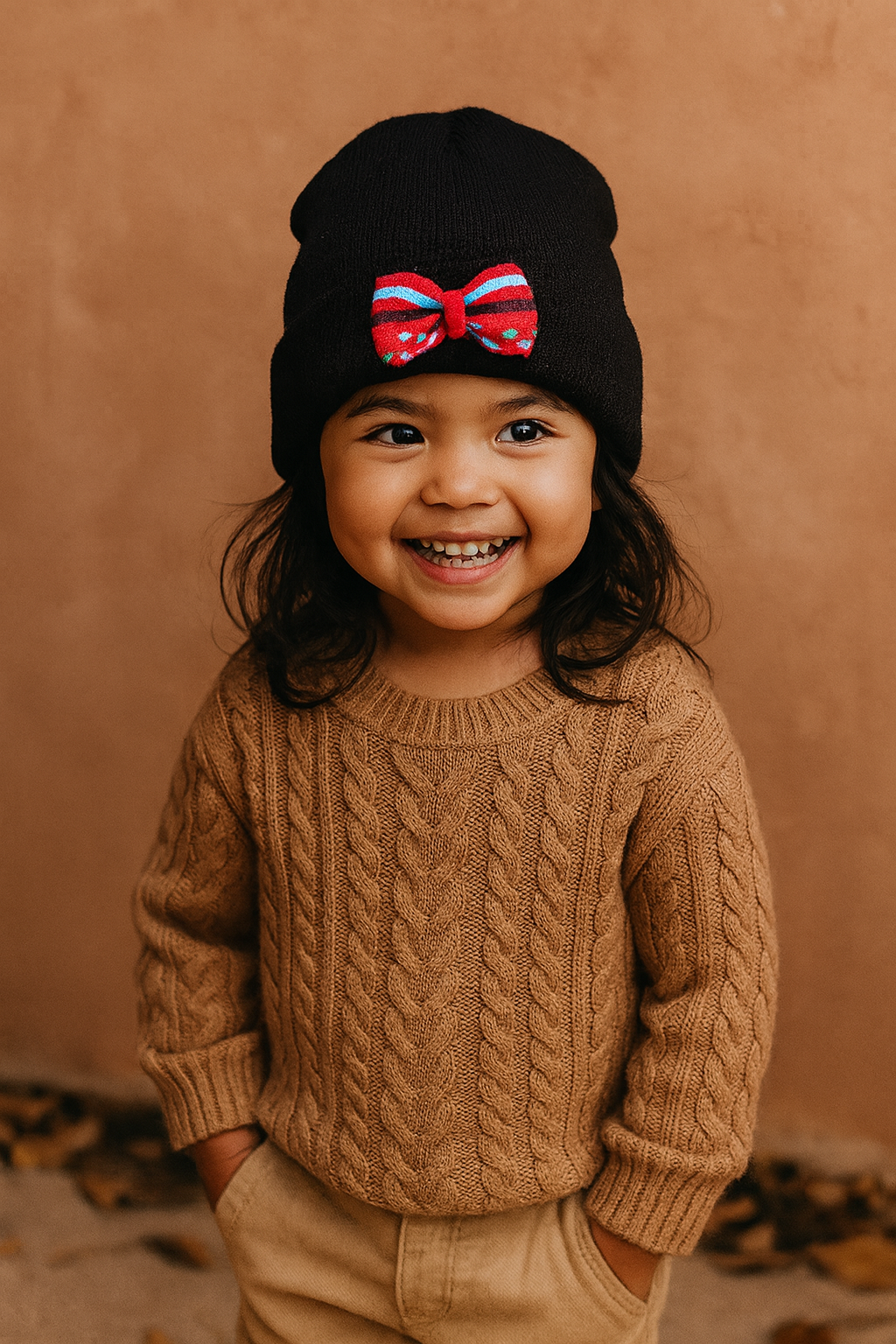Cambaya Bow Toddler Beanies (Fits 12 Months – 3 Years)