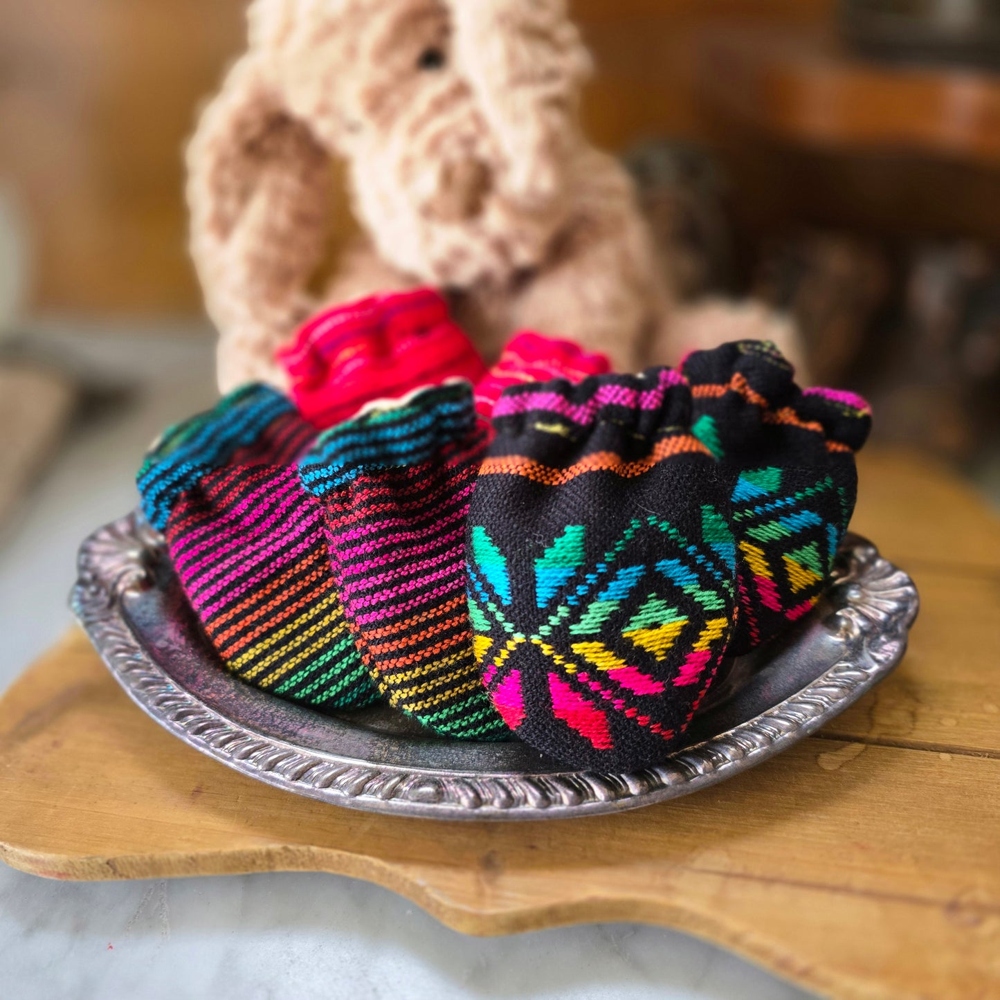 Mexican Baby Cambaya Mittens/Set