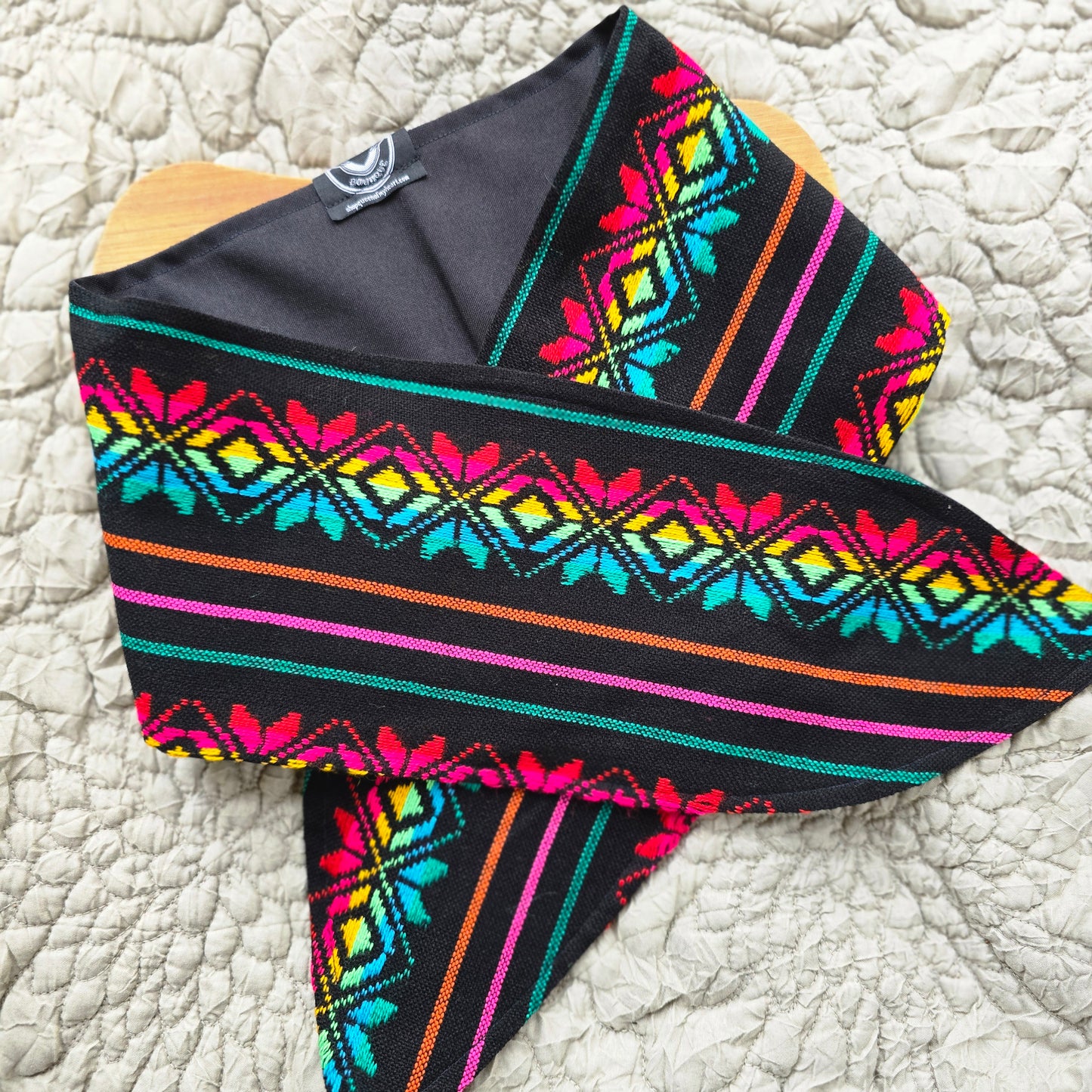 Cambaya Headwrap Black