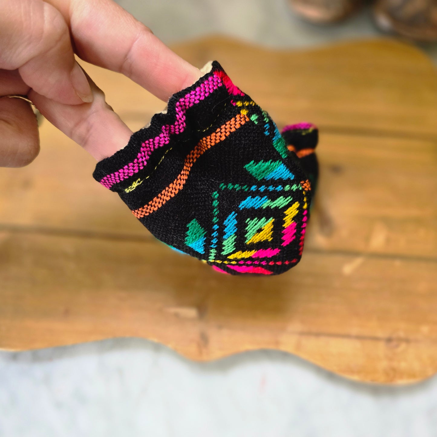 Mexican Baby Cambaya Mittens/Set