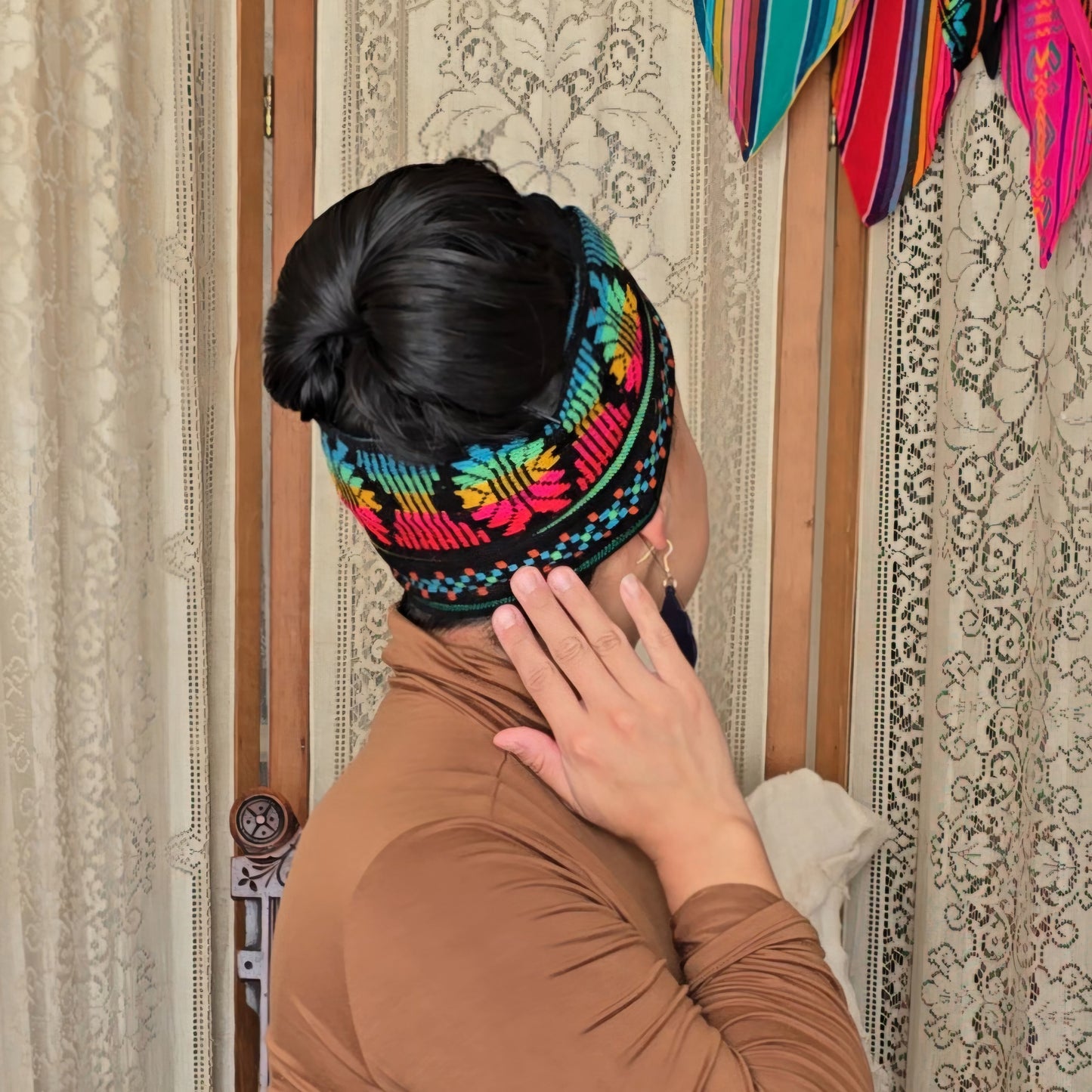 Cambaya Headwrap Black