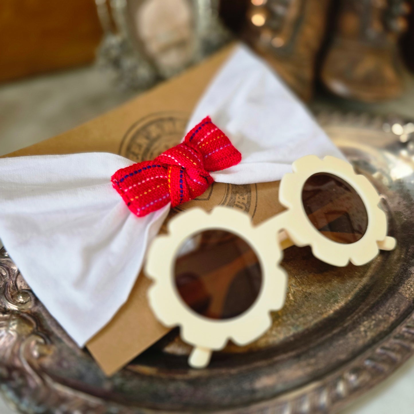 Mexican Baby & Toddler Cambaya Headband + Sunglasses