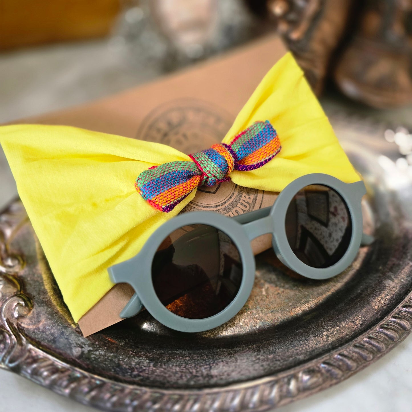 Mexican Baby & Toddler Cambaya Headband + Sunglasses