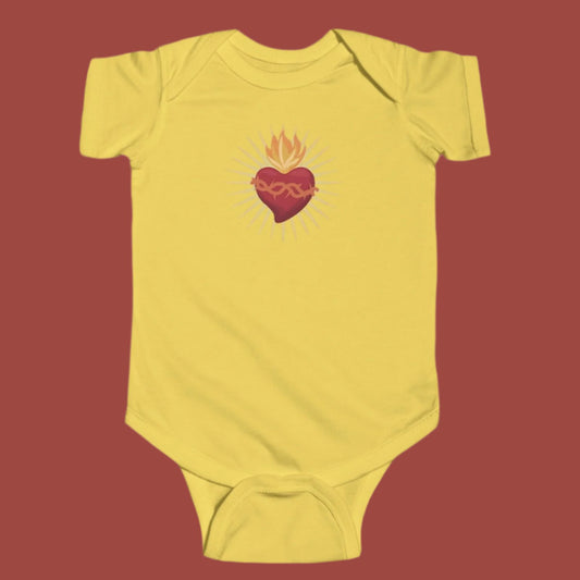 Sacred Heart Infant Fine Jersey Bodysuit