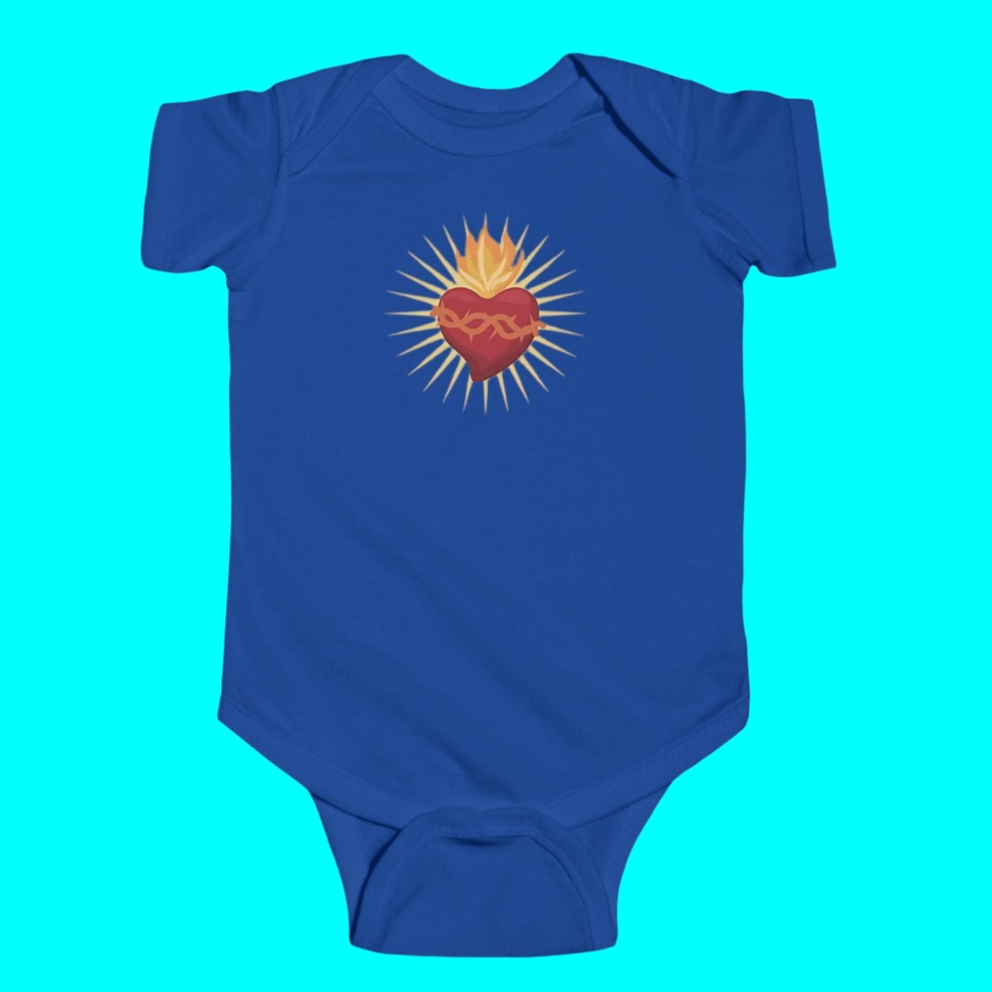 Sacred Heart Infant Fine Jersey Bodysuit