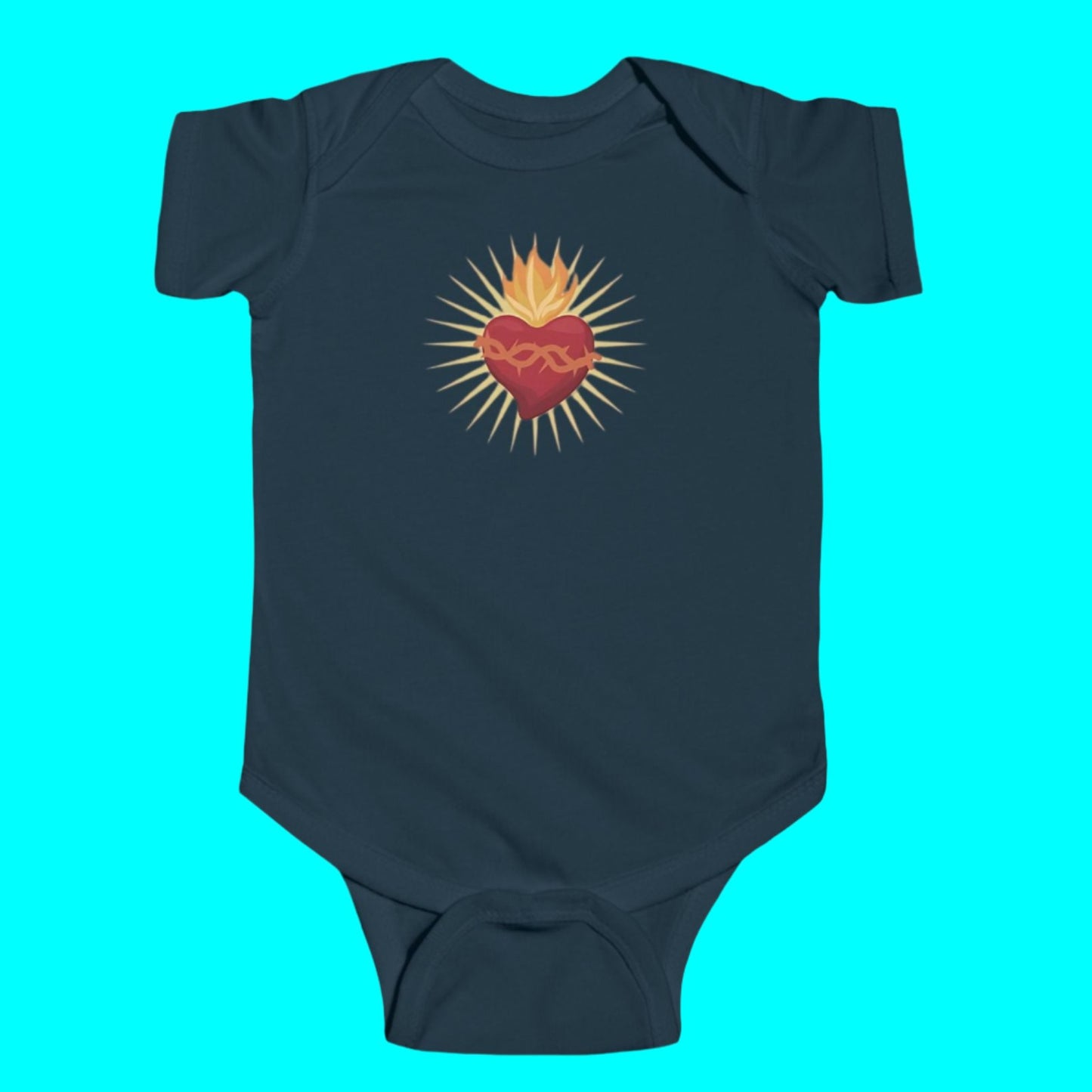 Sacred Heart Infant Fine Jersey Bodysuit