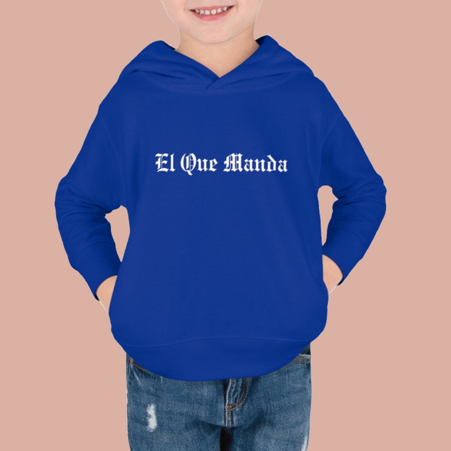 2T-5Y "El Que Manda" Pullover Fleece Hoodie