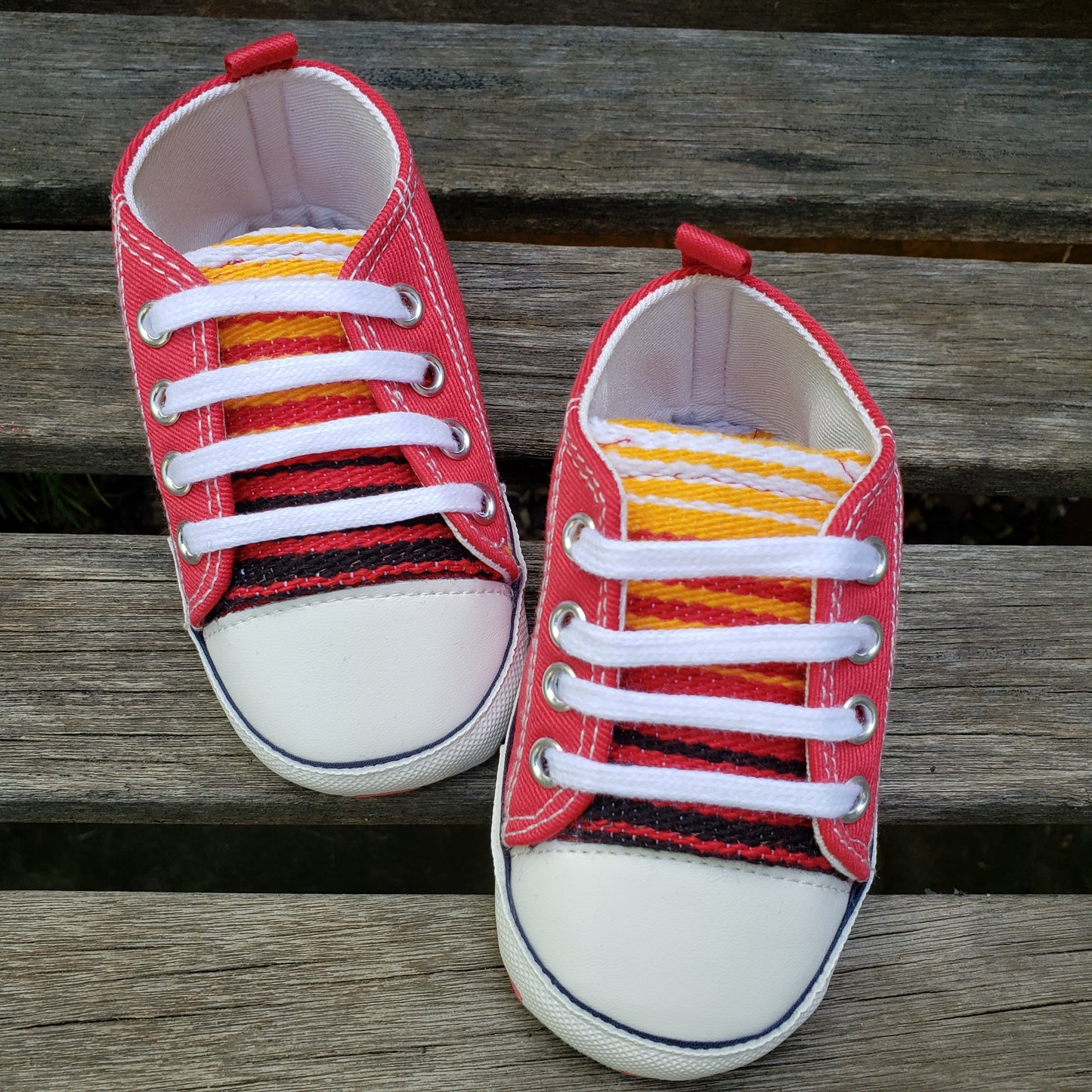 Baby's Red & Yellow Sarape High Tops