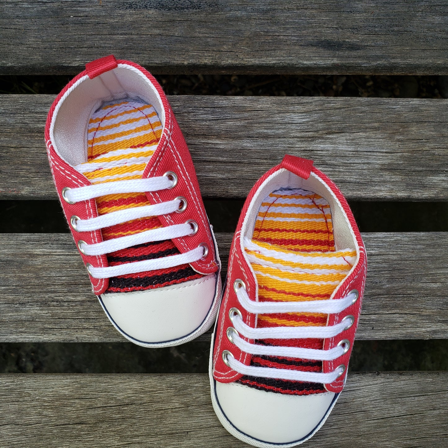 Baby's Red & Yellow Sarape High Tops