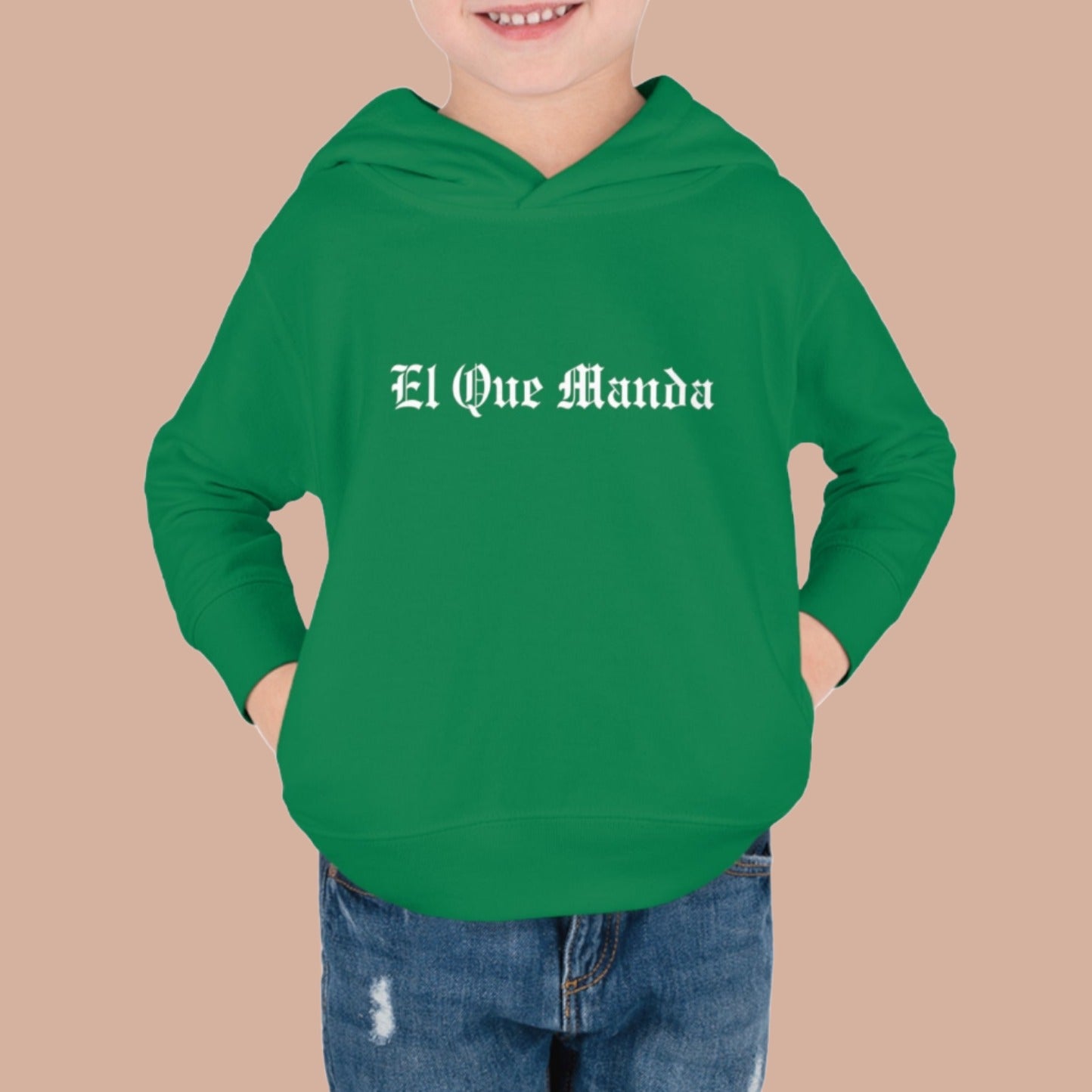 2T-5Y "El Que Manda" Pullover Fleece Hoodie