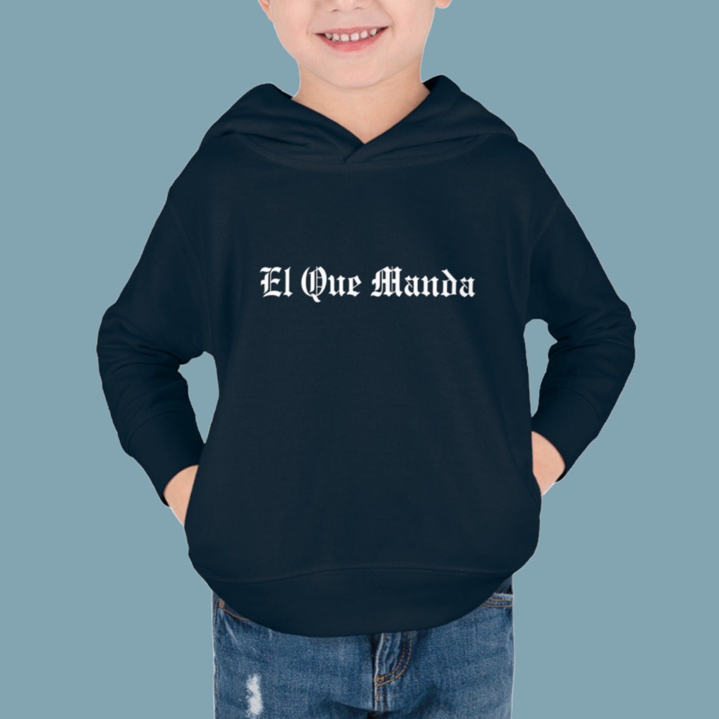 2T-5Y "El Que Manda" Pullover Fleece Hoodie