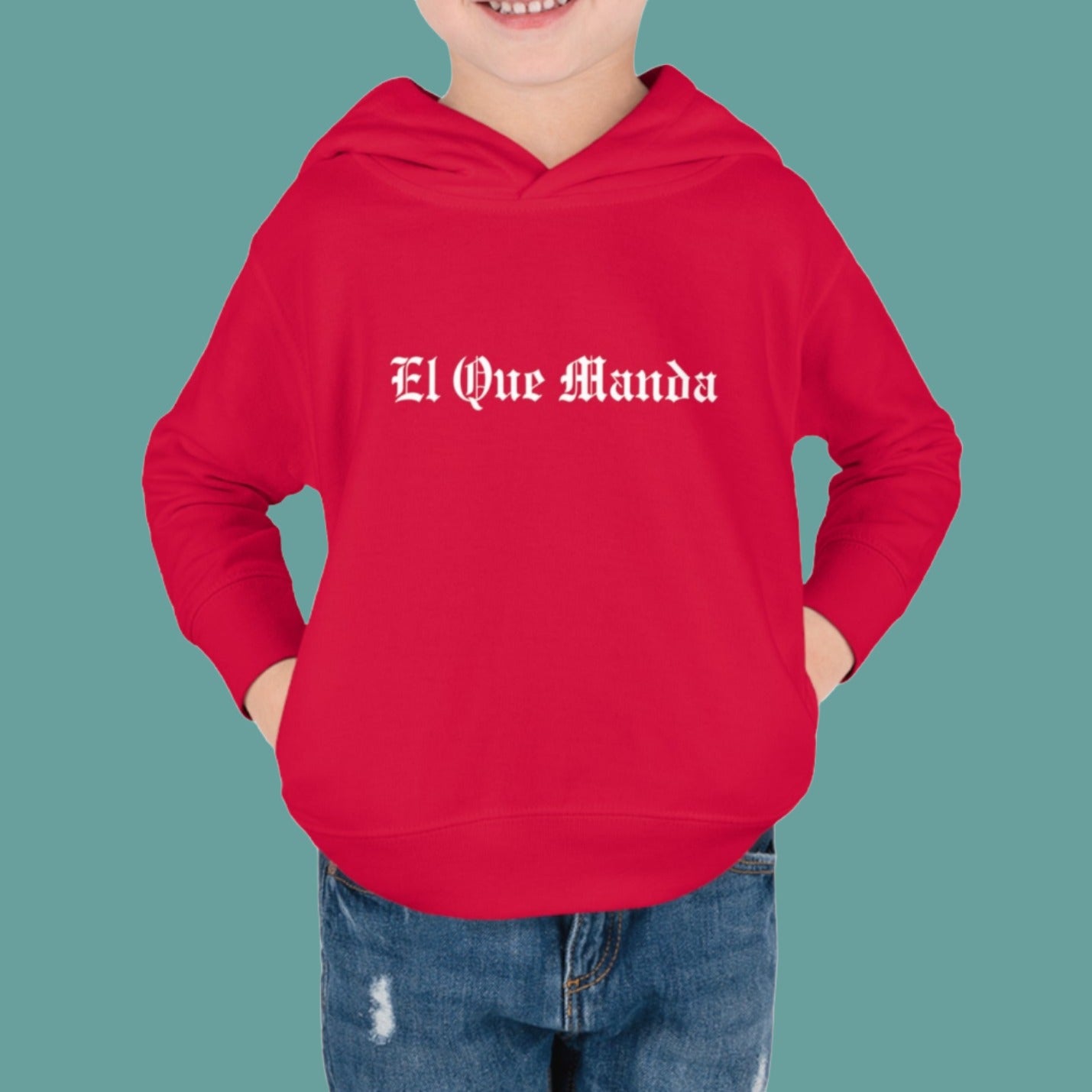 2T-5Y "El Que Manda" Pullover Fleece Hoodie