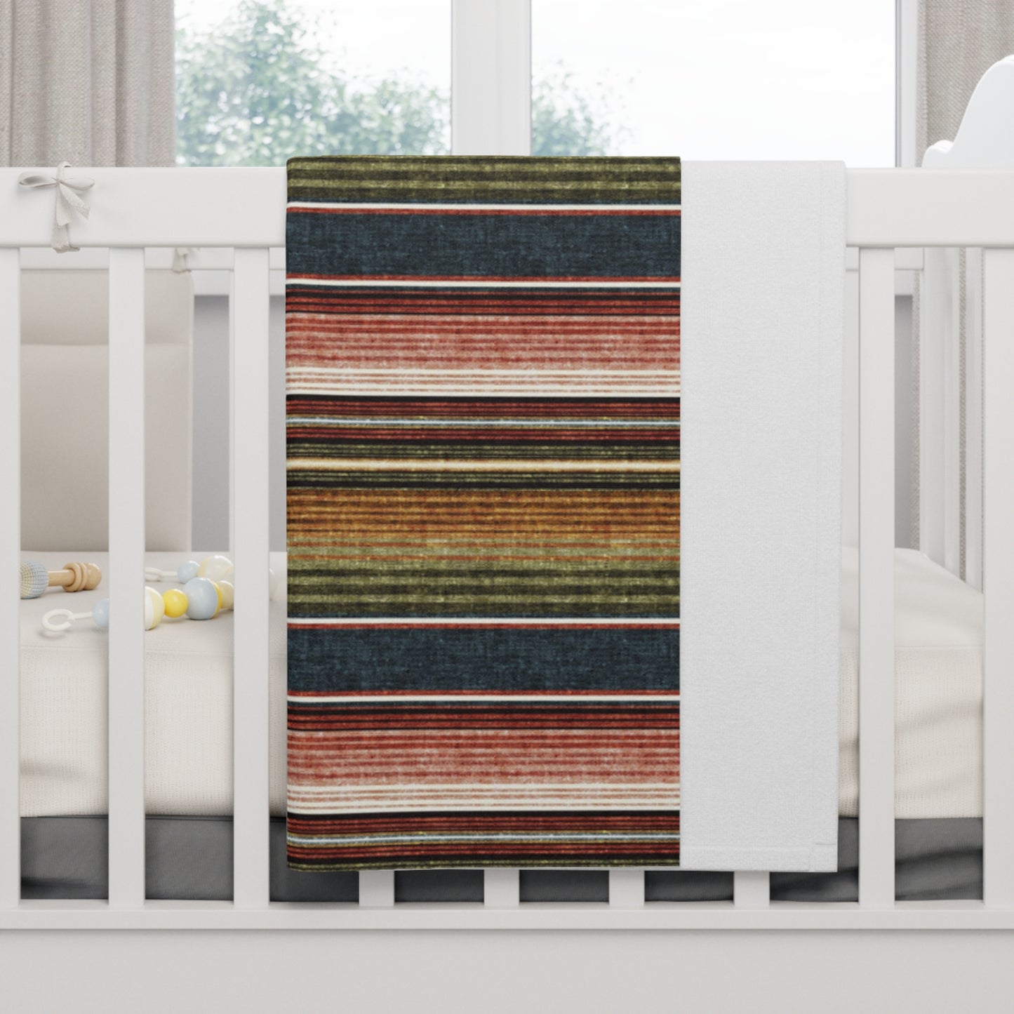 Sarape Fleece Baby Blanket