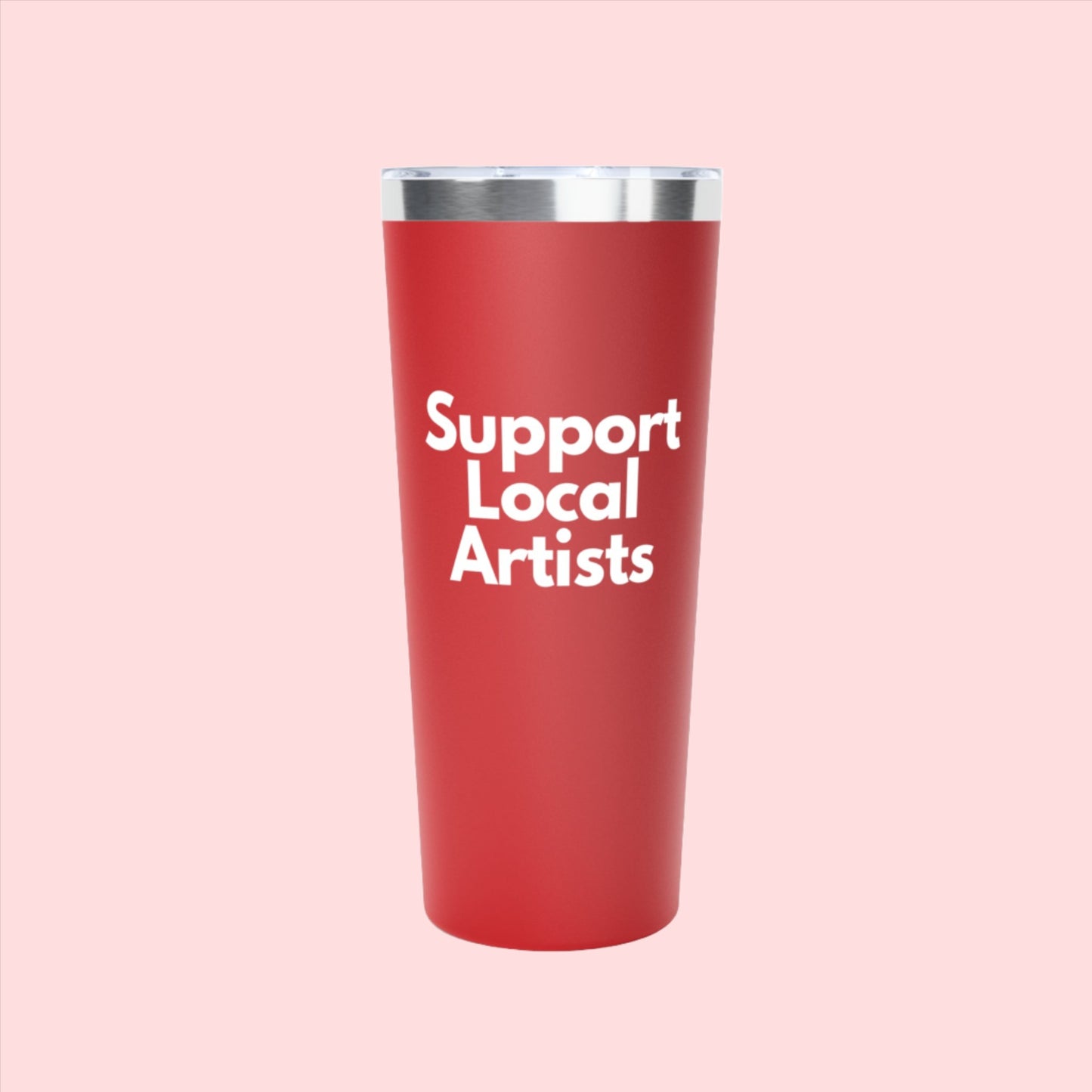 Support Local Artists Copper Vacuum Insulated Tumbler, 22oz