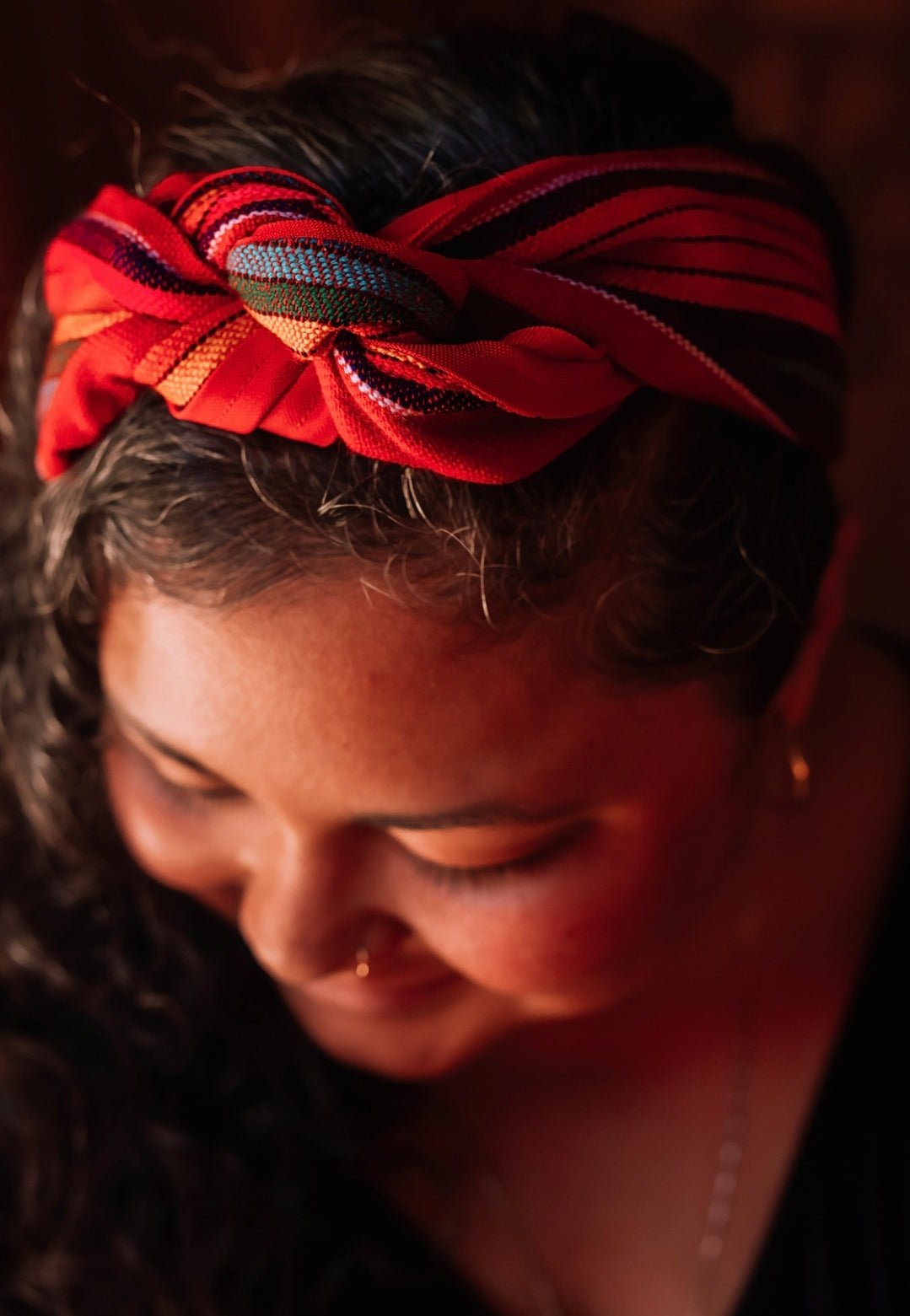 Cambaya Headwrap Red