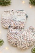“Handwoven baby mittens handmade for babies baby gloves baby cotton mittens