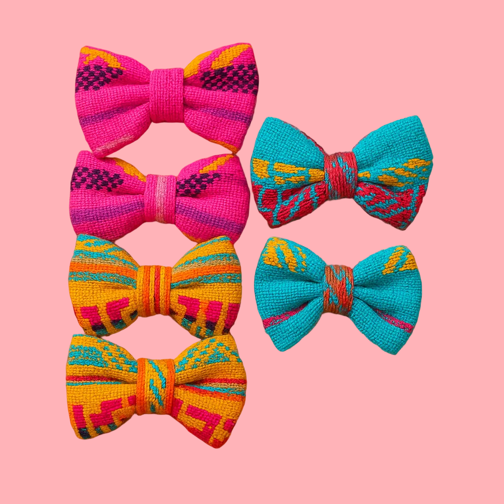 Clip On Cambaya Bows set of 2