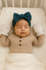 “Handwoven baby mittens handmade for babies baby gloves baby cotton mittens