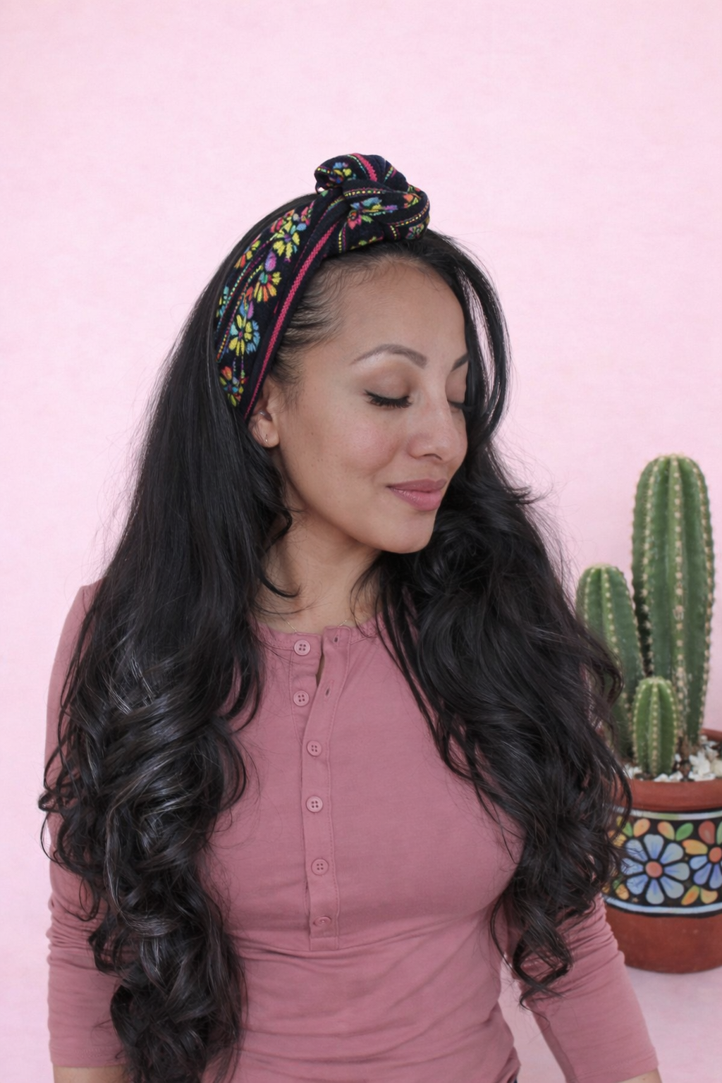 Cambaya Headwrap Black/ Red