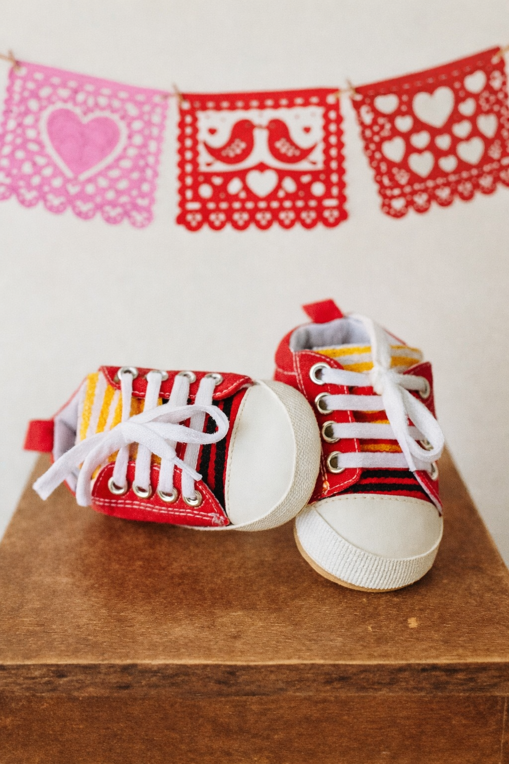 Baby's Red & Yellow Sarape High Tops