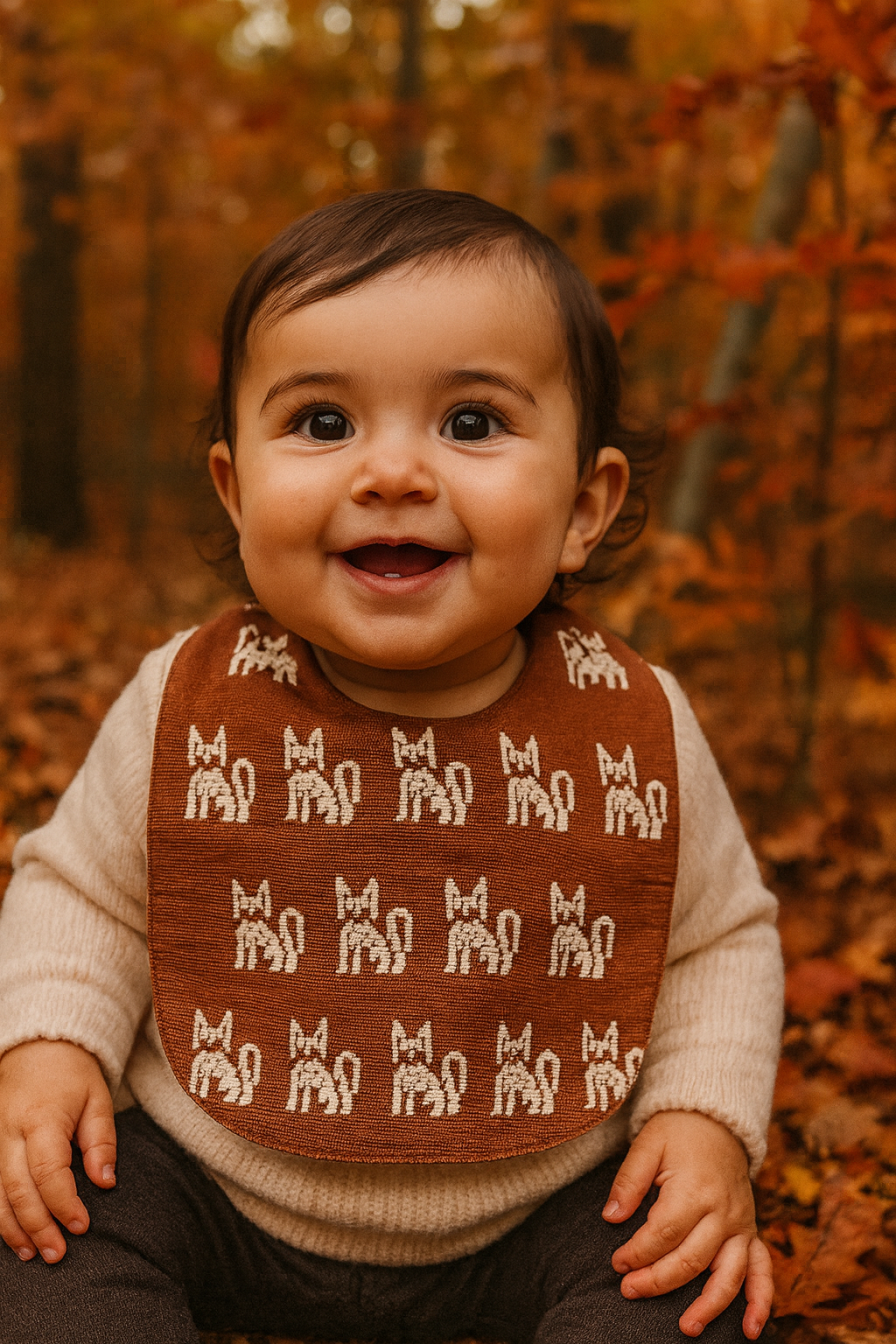 Loom Weaved 100% Cotton Bib