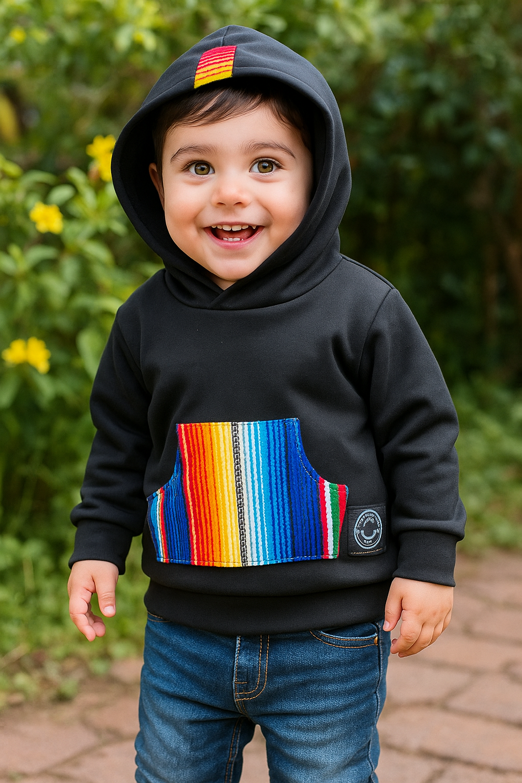 Black Sarape Hoodie
