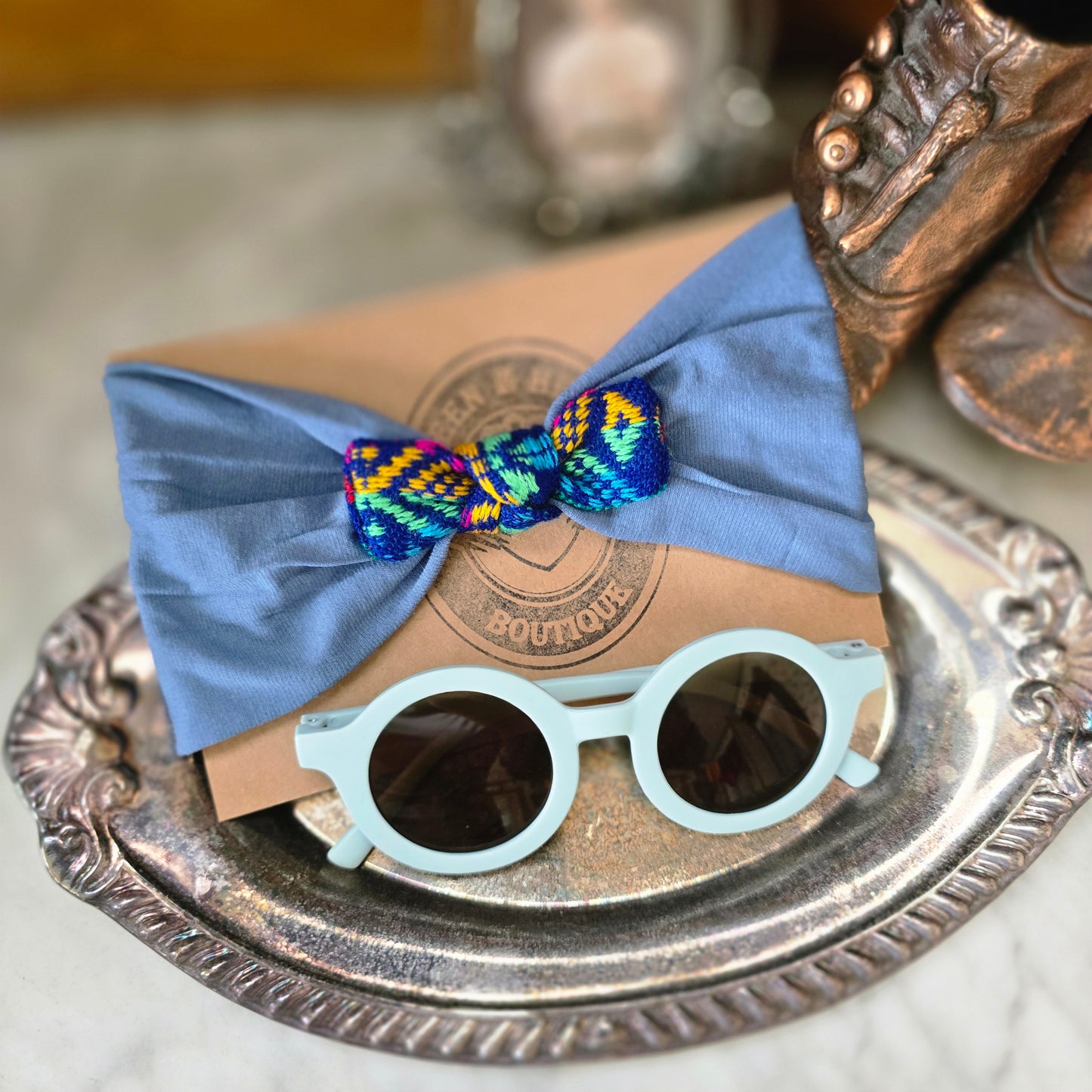 Mexican Baby & Toddler Cambaya Headband + Sunglasses
