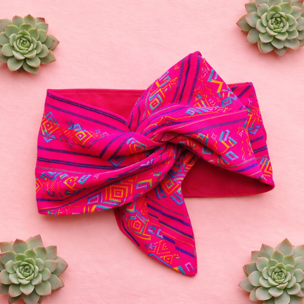 Cambaya Headwrap Hot Pink
