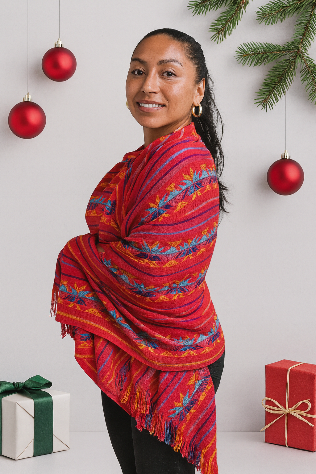 Women's Mexican Cambaya Shawls