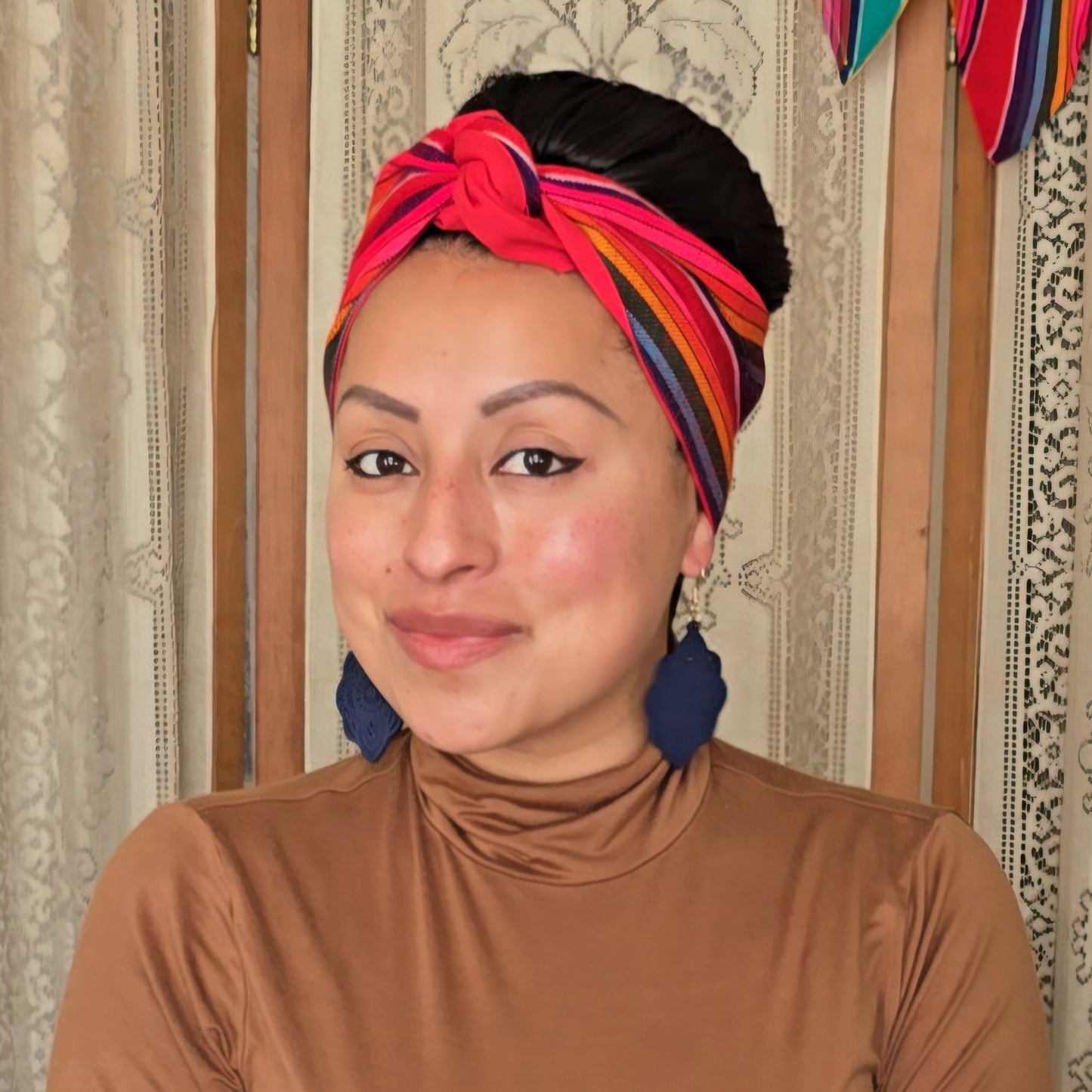Cambaya Headwrap Red