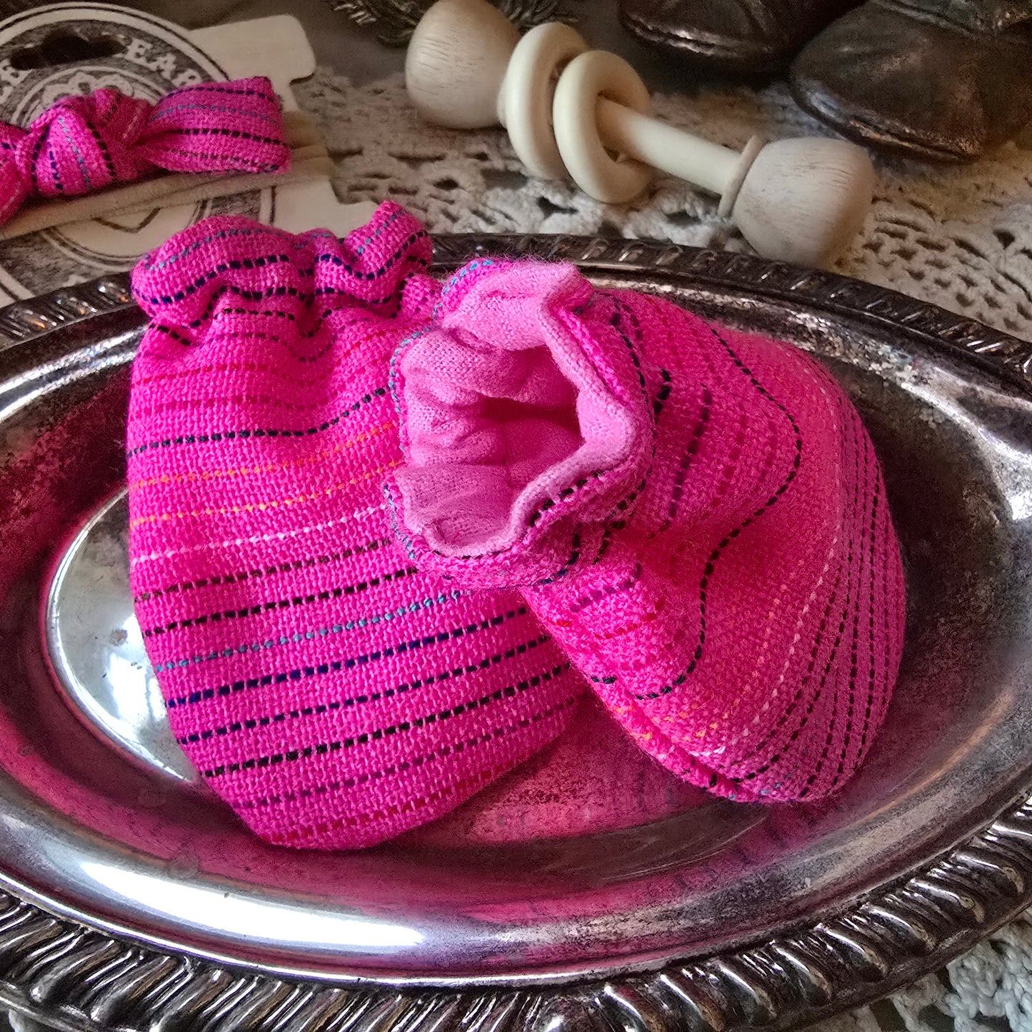 Cambaya Mittens + Headband