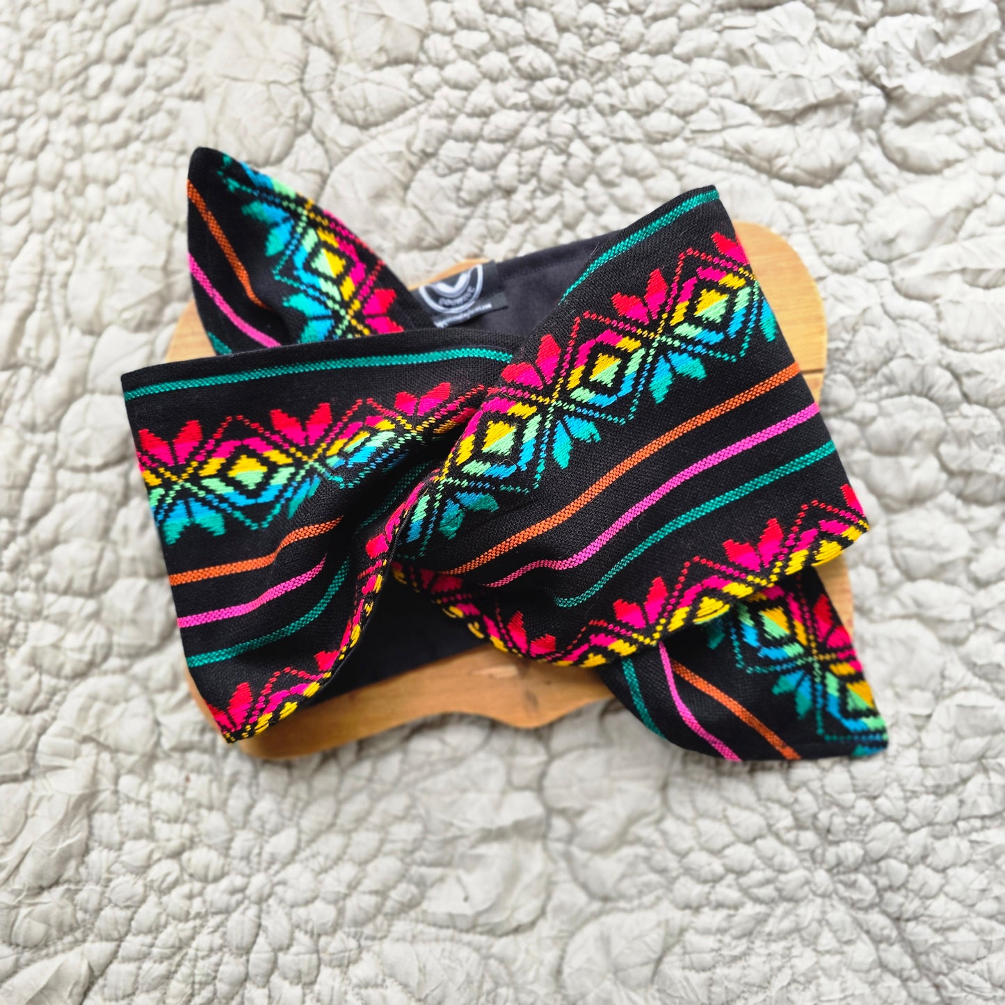 Cambaya Headwrap Black