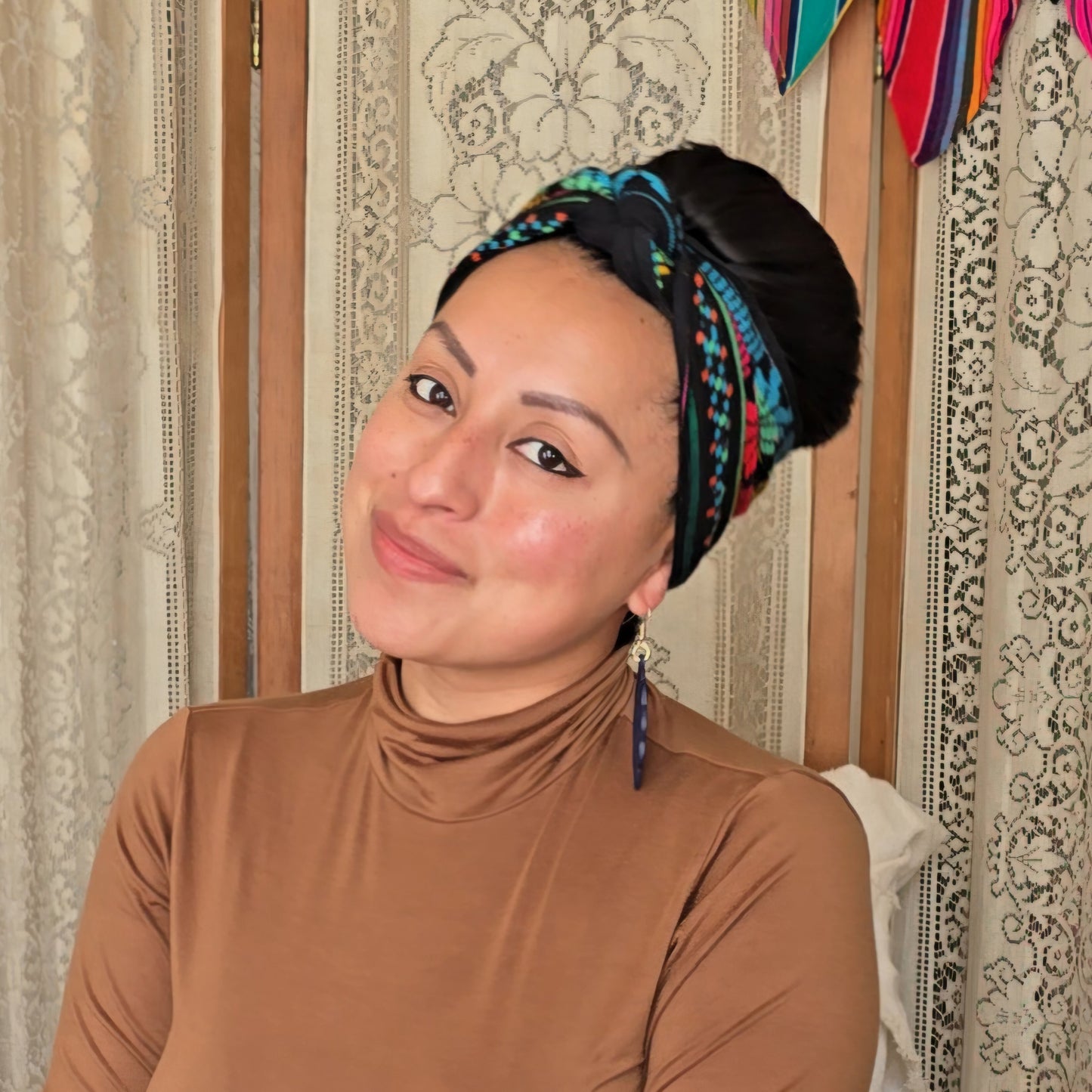 Cambaya Headwrap Black