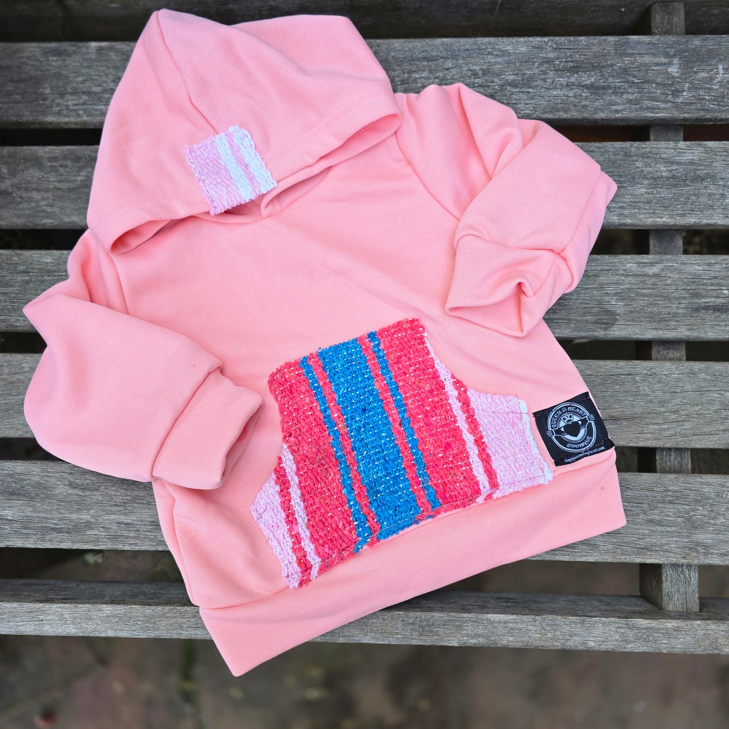 Light Pink Sarape Hoodie