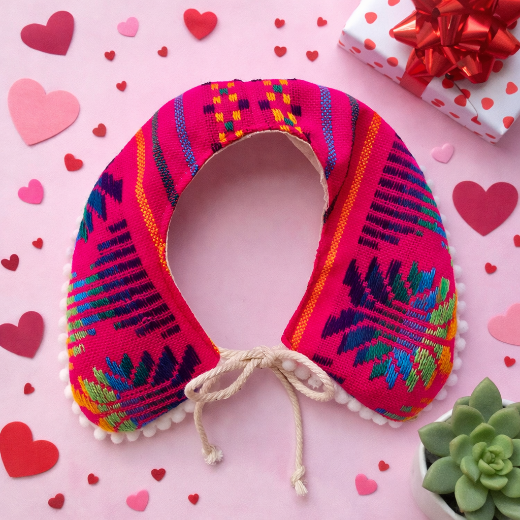 Cambaya Peter Pan Collar Hot Pink Infant-Women