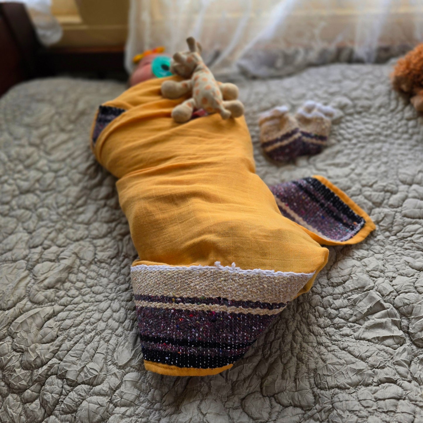 Sarape Swaddle & Mittens Set
