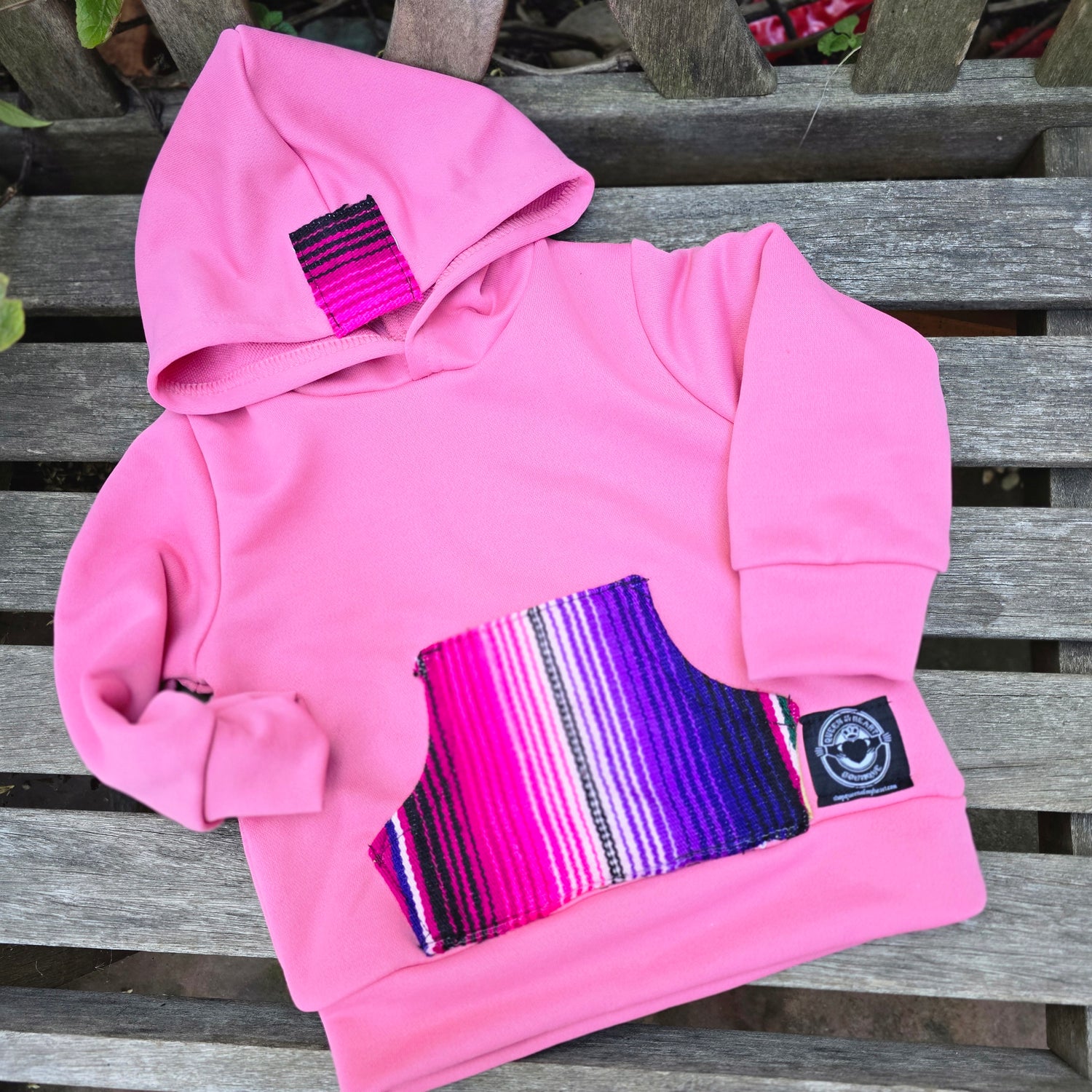Hot Pink Sarape Hoodie