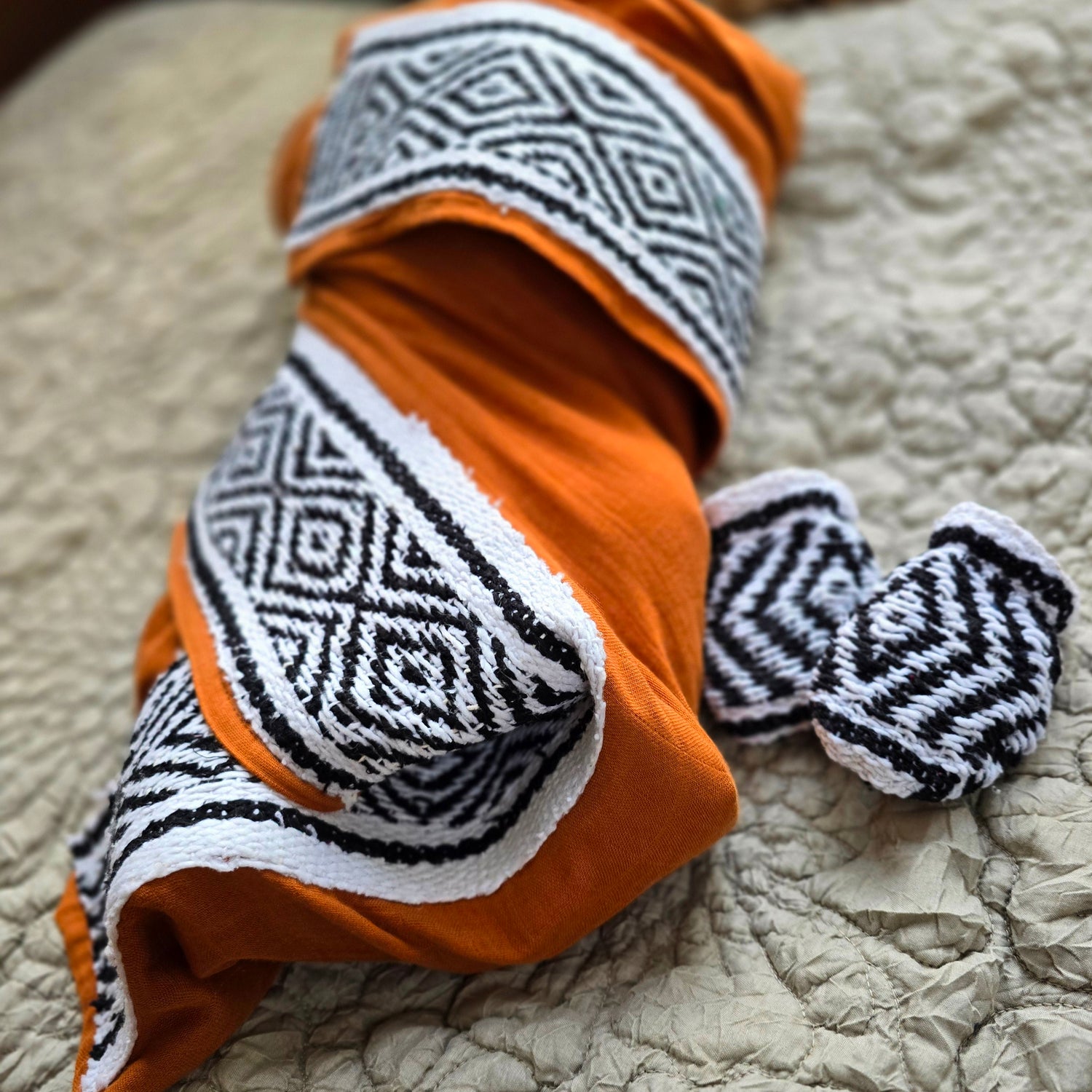 Sarape Swaddle & Mittens Set