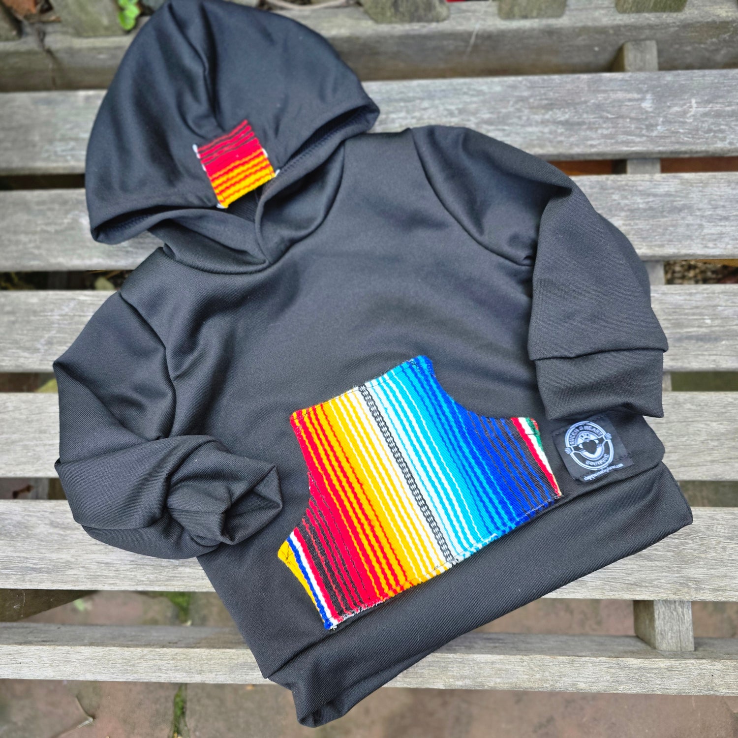 Black Sarape Hoodie