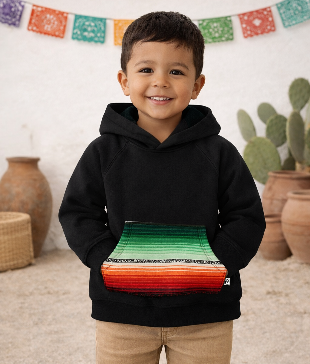Sarape Cotton Hoodie Unisex 2T-5Y