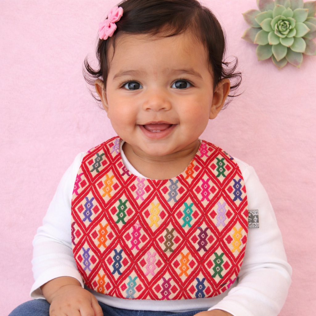 Loom Weaved 100% Cotton Bib