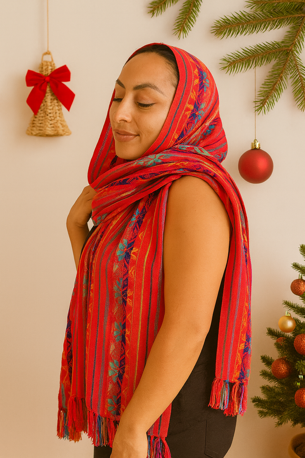 Mexican Cambaya Scarves/ Bufandas Mexicanas