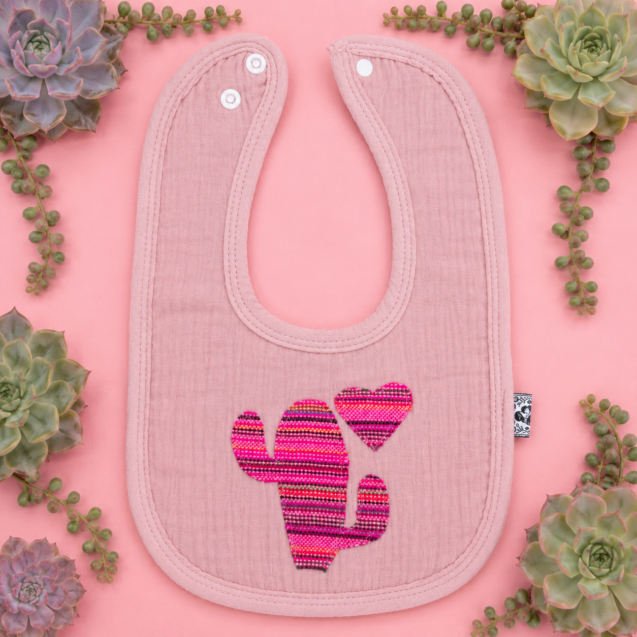 Cambaya Cactus / Cotton Bib