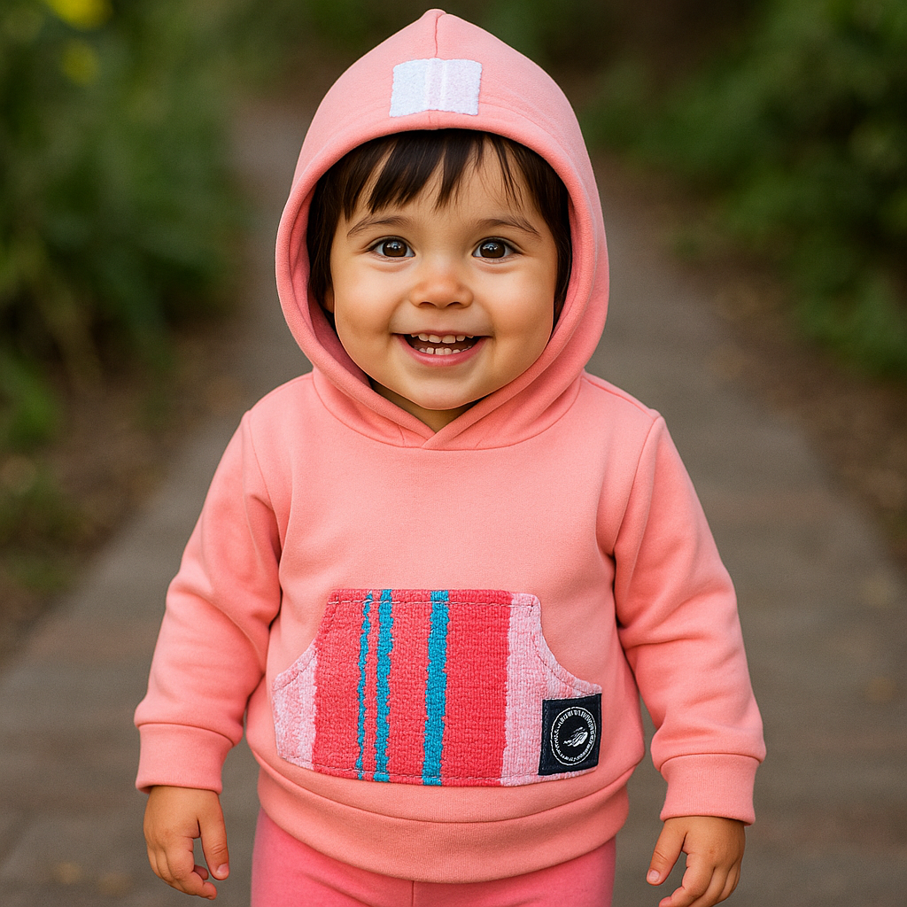 Light Pink Sarape Hoodie