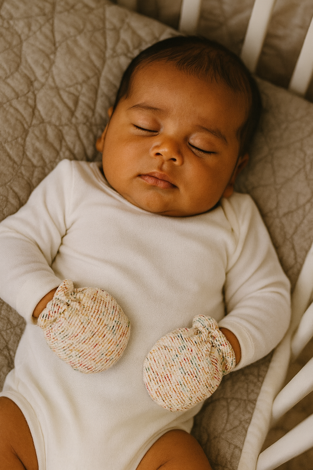 “Handwoven baby mittens handmade for babies baby gloves baby cotton mittens